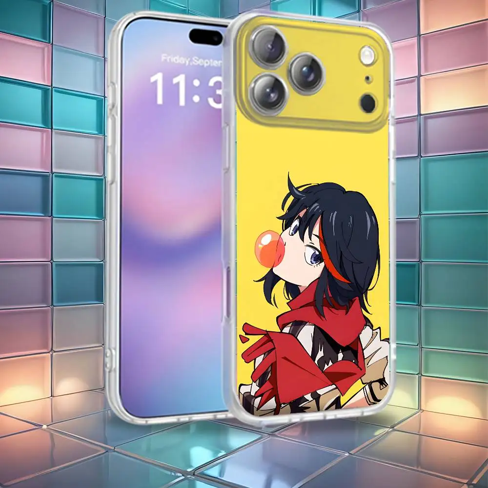 Фото Матовый магнитный чехол KILL la K-KILL R-Ryuko M-Matoi для iPhone 17, 12, 11, 14, 13, 15, 16, Plus, Air, Pro, Max, E, Mini с поддержкой MagSafe №2