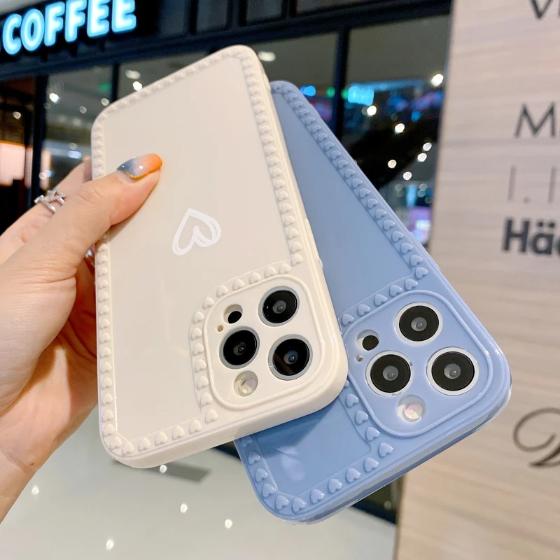 Чехол Love Heart для iPhone 13 Pro Max защитный чехол объектива 11 12 Mini XR X XS 7 8 Plus 6 6S чехлы |