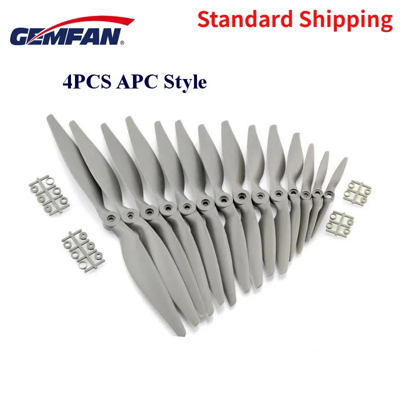 4 шт. Gemfan APC стекловолокно нейлоновый электрический пропеллер 5050 6040 7050 7060 8040 8060 9045