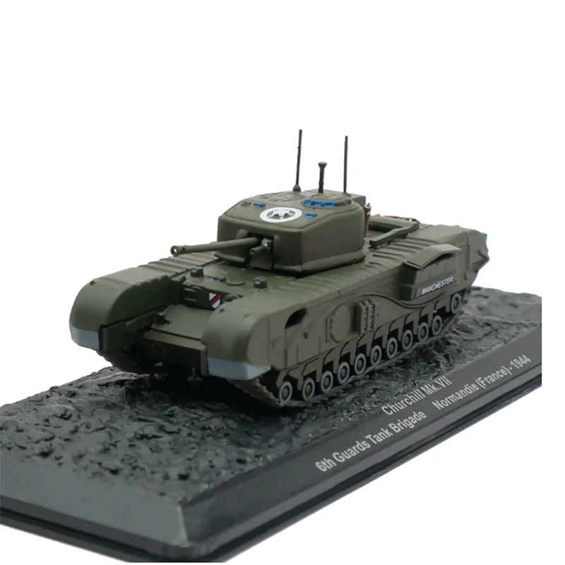 

Масштаб 1/72, Черчилль МК VII, Вторая мировая война, британская модель, миниатюрные литые бронированные модели, сувенирные коллекционные игрушки для мальчиков
