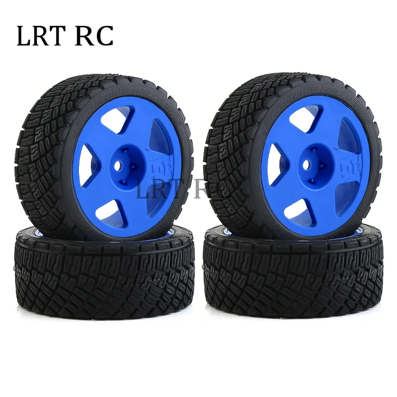 

4pcs 67mm Rubber Tire Wheel Tyre for Tamiya XV01 XV02 TT01 TT02 PTG-2 144001 124018 A959 1/10 RC Rally Racing Car Upgrade Parts