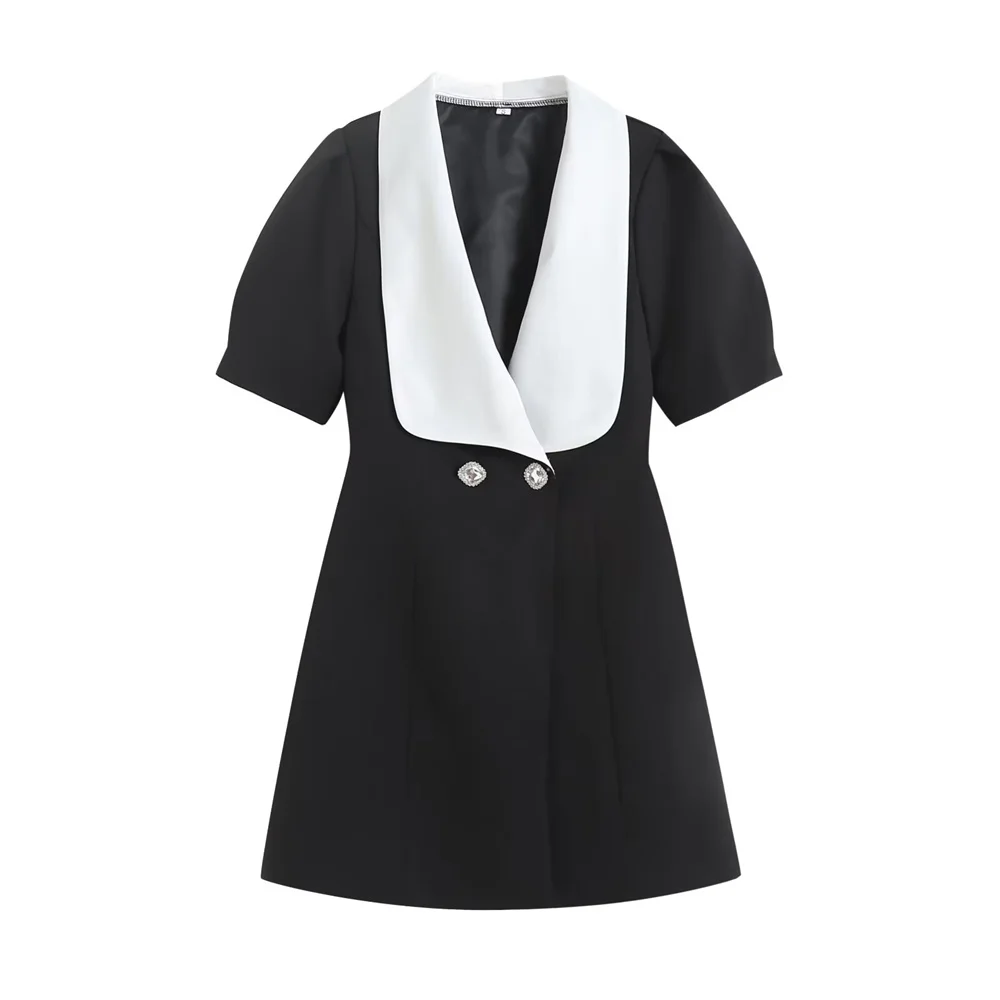 Женское платье с рукавами-пузырьками Zarb платье-костюм ажурным бантом на спине