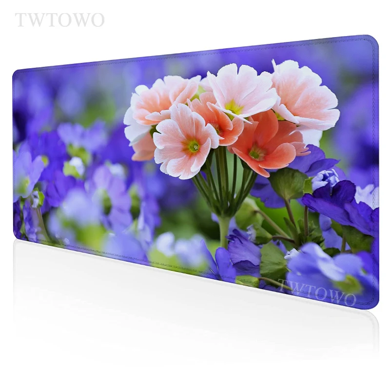 

Flowers Mouse Pad Gaming XL Custom HD Home New Mousepad XXL MousePads Anti Slip Natural Rubber Office Soft Laptop Table Mat