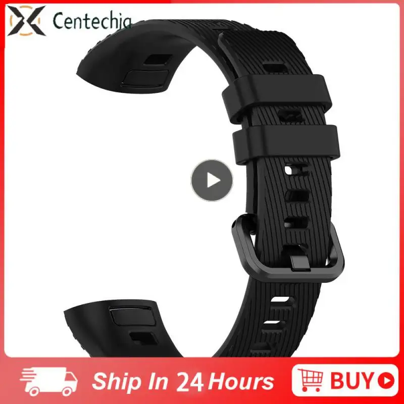 

Portable Sport Silicone Watchband Fashion Replacement For Huawei Band 4 Wristband High Quality Soft Strap Sports Watchband