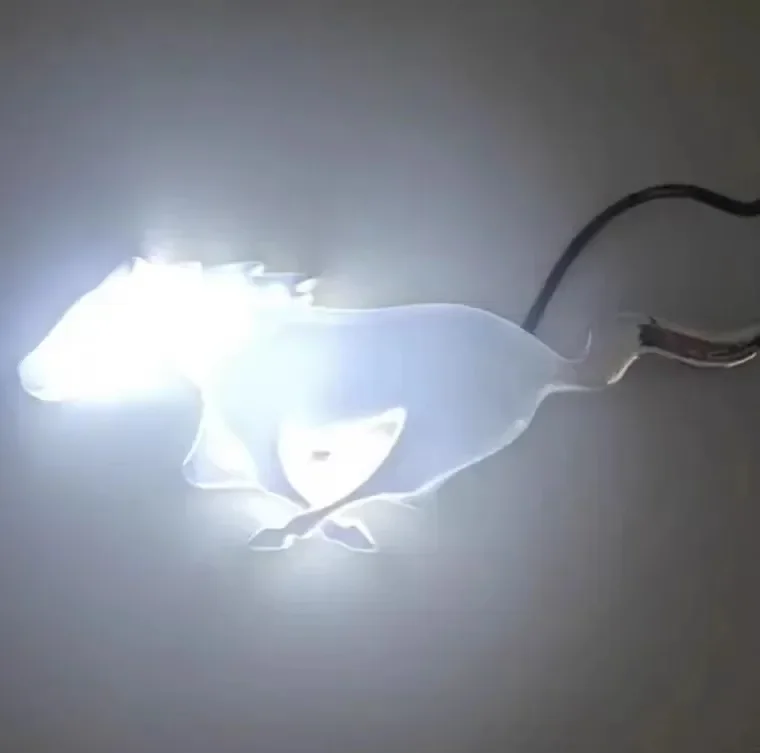 

2025 Горячий 4D динамический стример автомобильный светодиодный логотип для Mustang Fiesta GT350 GT500 F150 Cobra Focus авто значок наклейка аксессуары