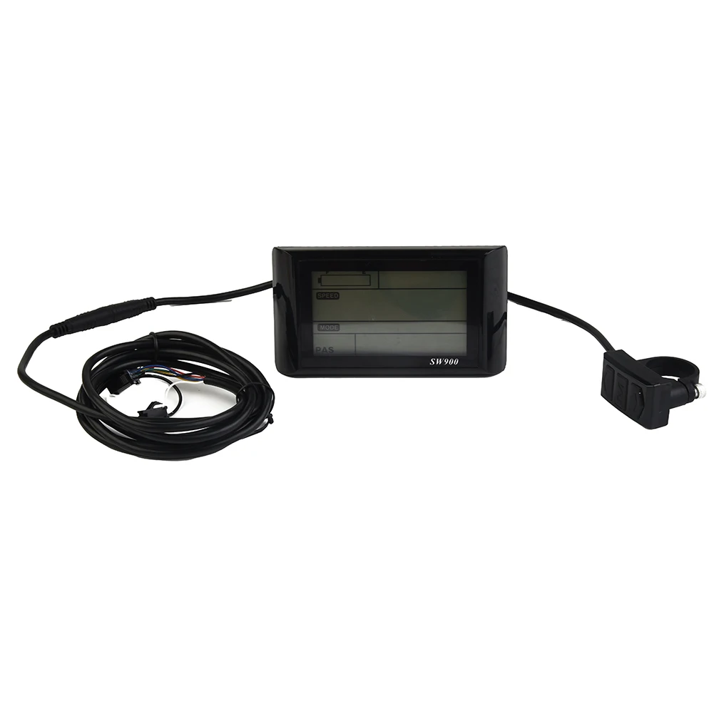 

Electric Bicycle Motor Conversion Kit Ebike SW900 LCD Display Control Kit Electric Bicycle Speed Meter Waterproof Plug