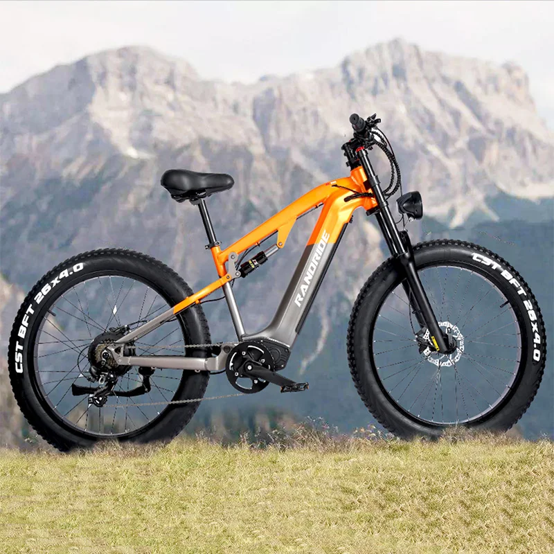 

RANDRIDE YX80 1500W Electric Bike 20AH Fatbike Assit Mode 120KM with SHIMANO M315 Shifter and Hydraulic Brake for Adult Cycling