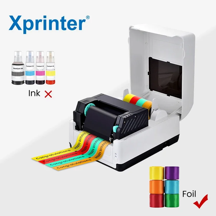 Xprinter XP-T451B Настольный принтер Прямой термопечати Высокоскоростной термопринтер