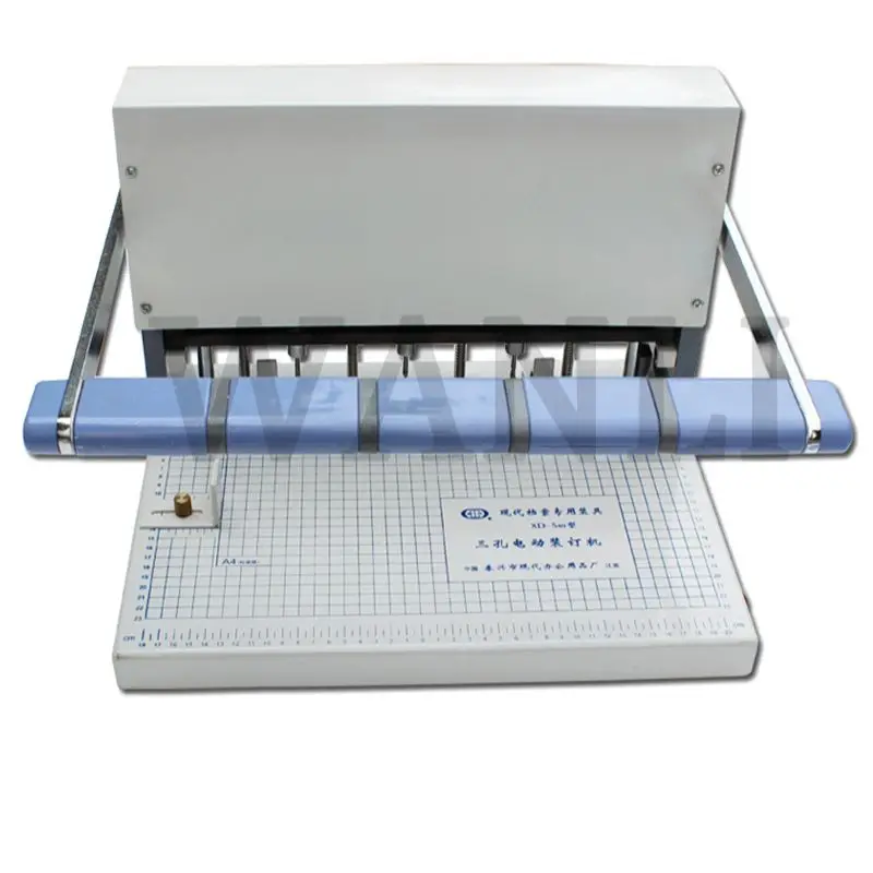 XD-S40 Three-Hole Electric Punching Machine File Punching And Binding Machine Heavy Duty Drilling Machine Twist Drill Stapler