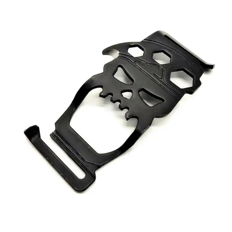 

Portable Pocket Outdoor EDC Survival Tool Saber Clip Bottle Opener Back Clip String Knife Hexagon Wrench Mini Camping Tool 28g