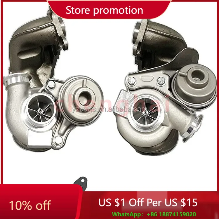 Turbosprężarka с правым приводом Billet Wheel Twin Turbo 19T TD04 для BMW 135i 335i 535i Z4 N54 3.0L 4913107031 49131-07018