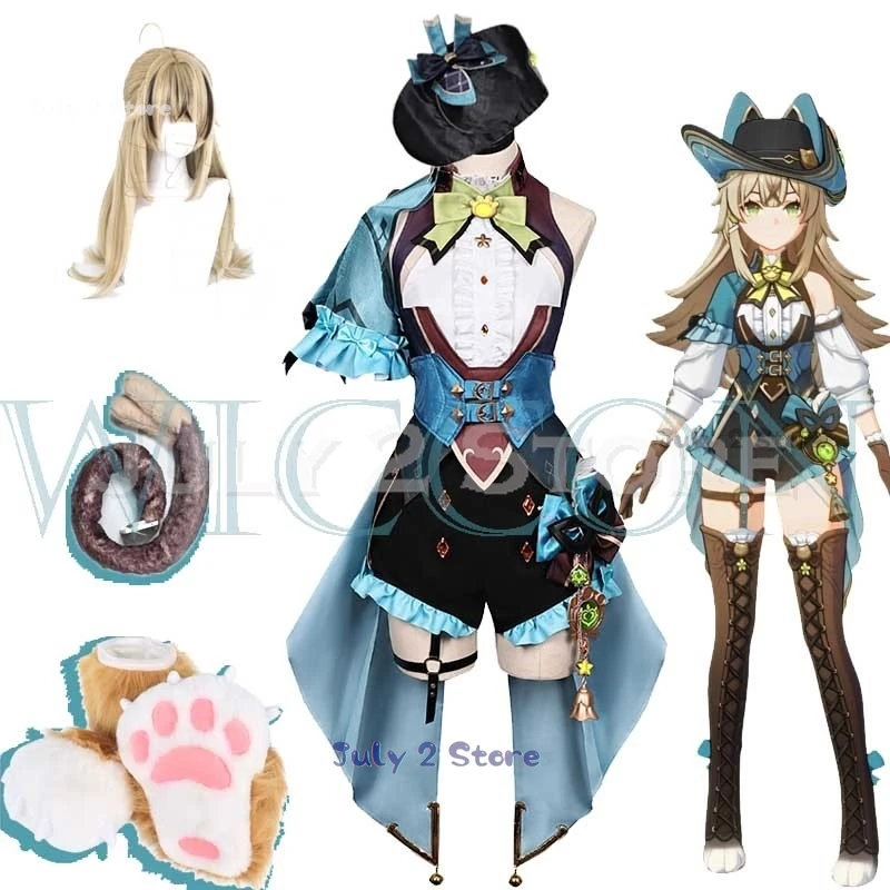 Костюм для косплея Kirara косплей парик фантомные сапоги ролевые игры одежда Genshin
