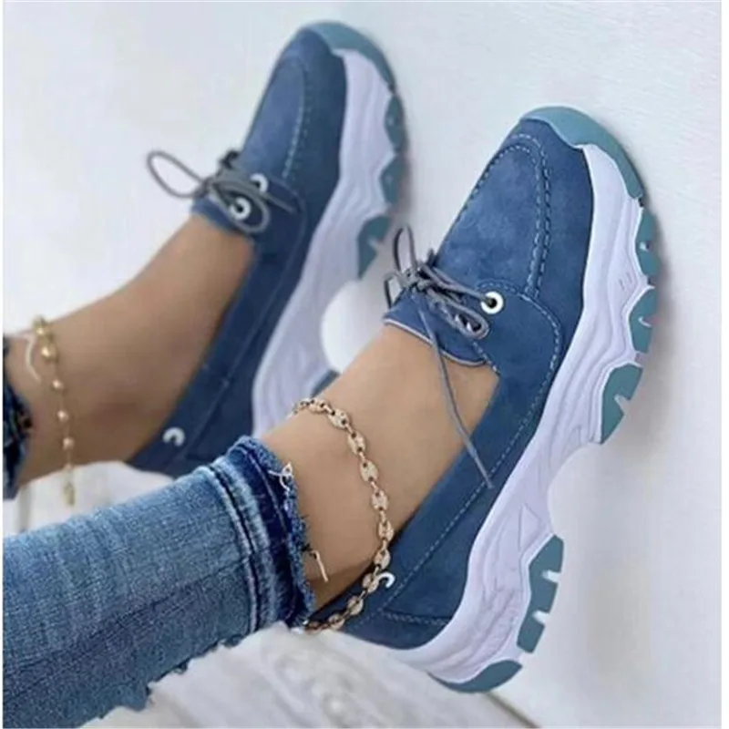 

Женские кроссовки на платформе, Повседневная дышащая спортивная обувь с вулканизированной подошвой, модная женская обувь для тенниса, 2023