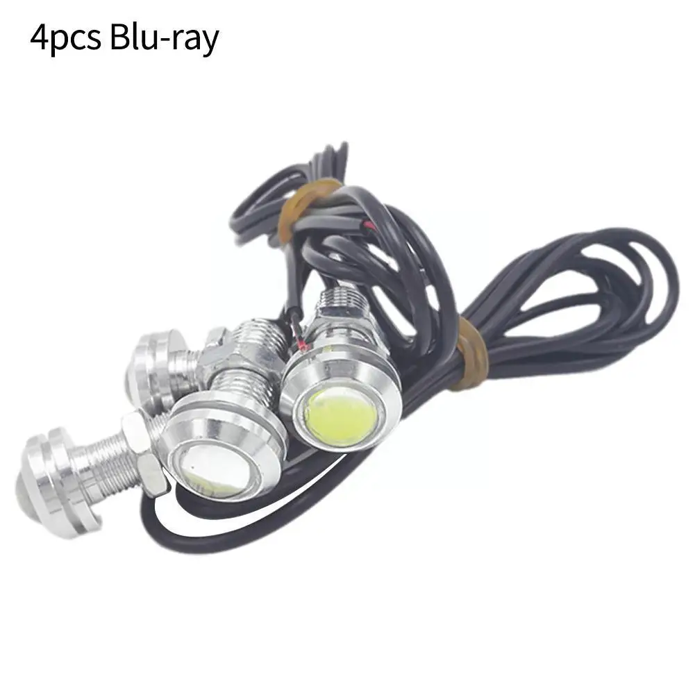 

4pcs 12v Marine Boat Transom Led Stern Light 9w Ultra-thin Runner Blue Lights Waterproof Underwater Side Marker J8y9