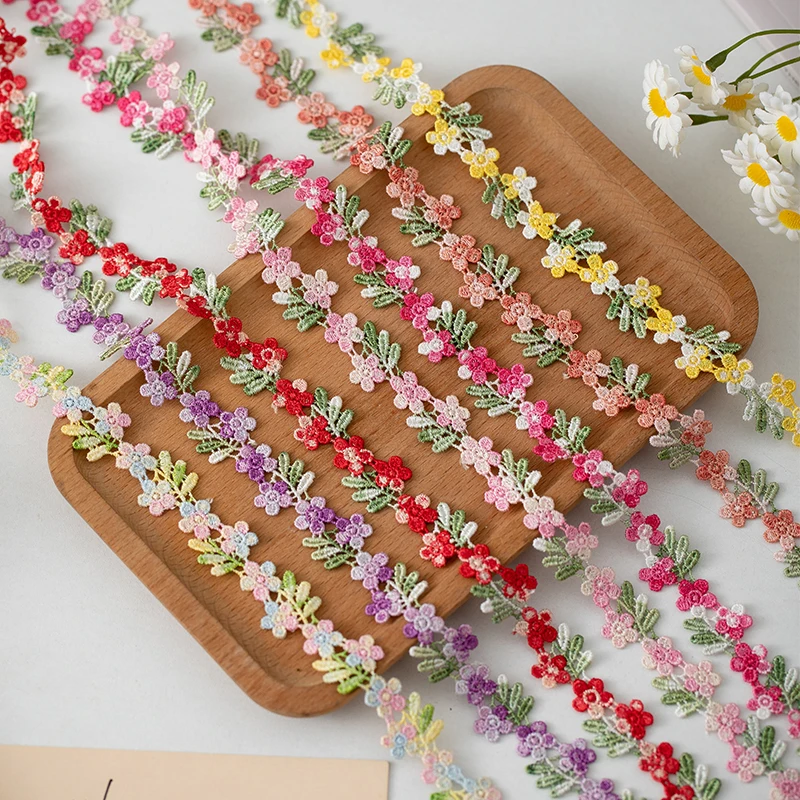 2 метра/лот Цветочные кружевные ленты для женских платьев товары рукоделия