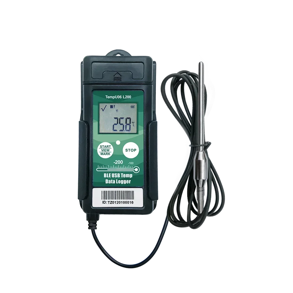 Tzone Последние горячие продажи TempU06 L200 сверхнизкотемпературный регистратор с