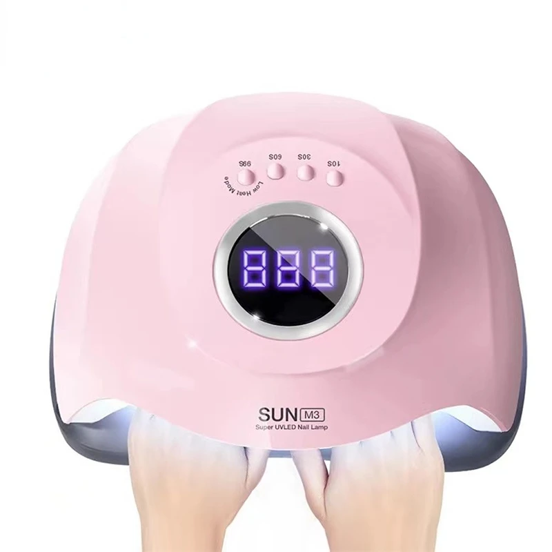 Professional Pink Nail Lamp 90W Gel Polish Dryer UV Light for Nails Manicure Dryer Machine Pedicure Light Nail UV LED Lamp