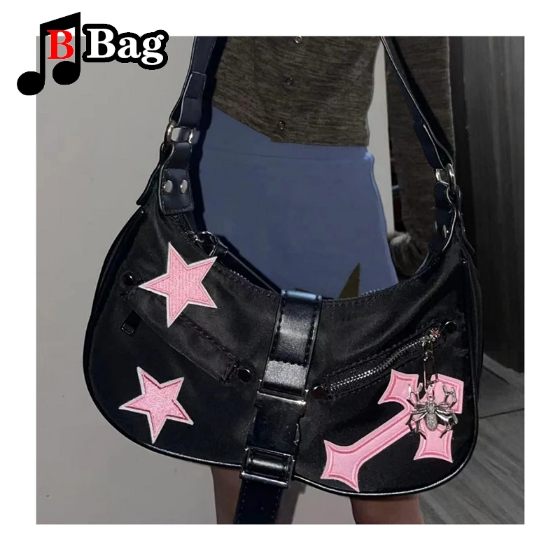 Женская сумка-тоут через плечо в готическом стиле