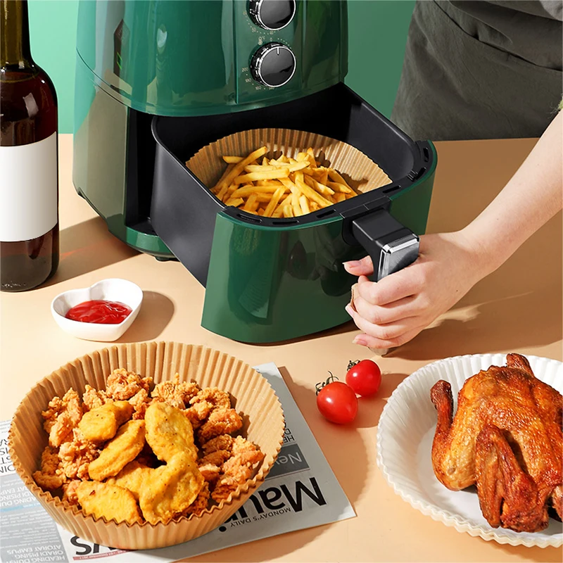 

Airfryer Baking Paper Oil-Proof And Oil-Absorbing Air Fryer Disposable Baking Paper Liner For Barbecue Plate Round Oven Pan Pad