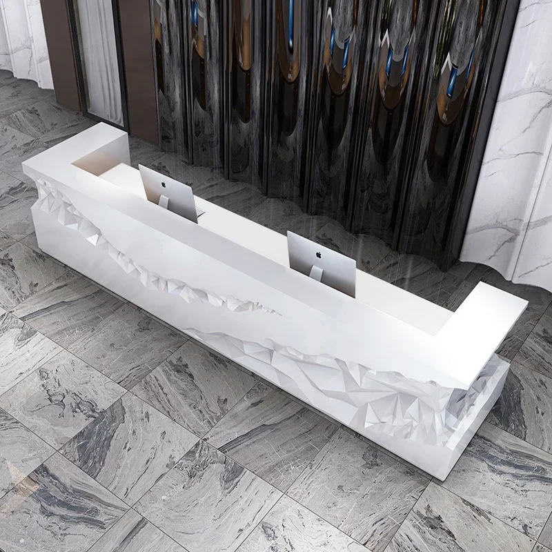 Элегантный офисный стол Fisktion Counter Table Центр клиента для приема Роскошная мебель