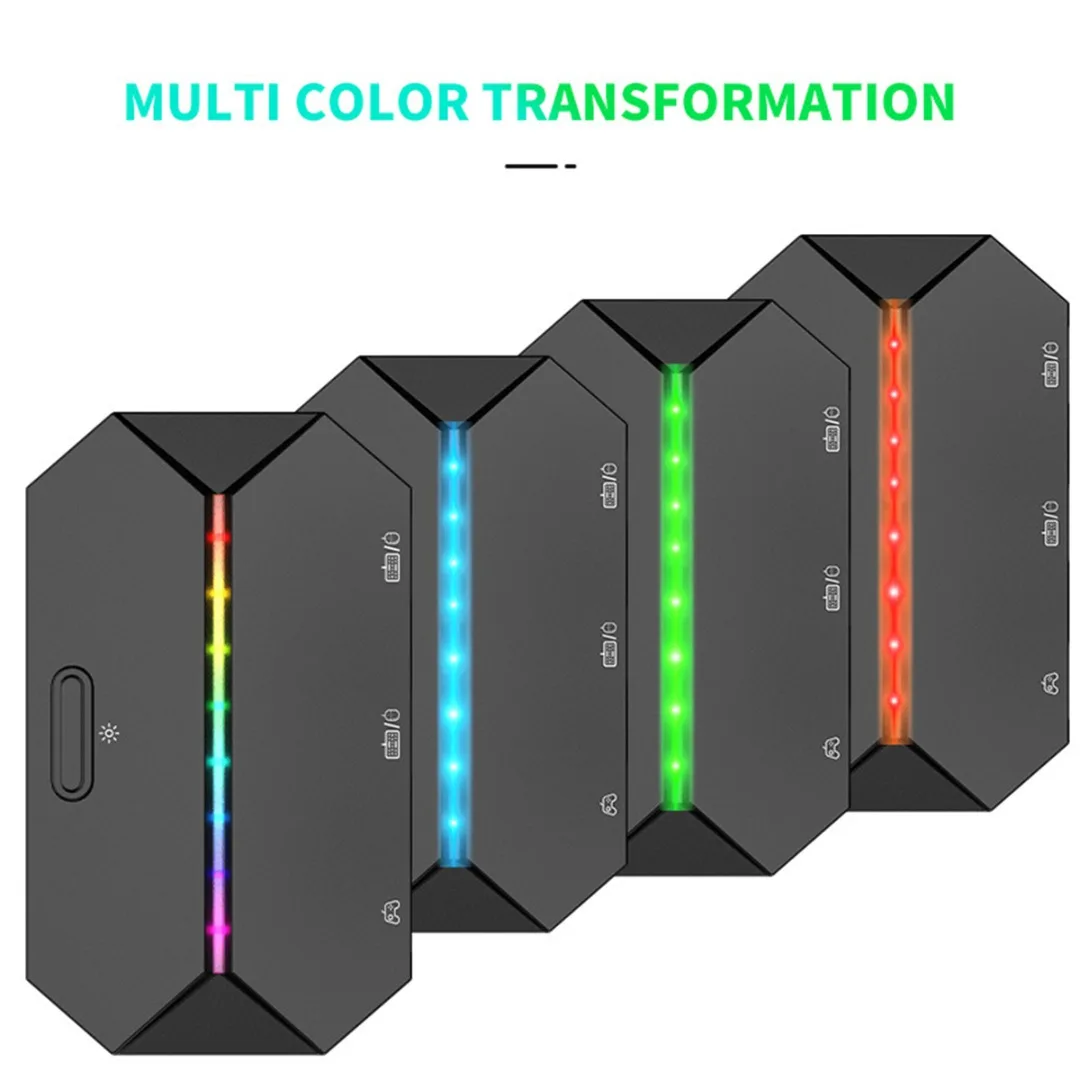 Новинка 1 шт. конвертер для клавиатуры и мыши консоль RGB игровая ручка для мыши конвертеры для клавиатуры адаптер с USB-кабелем