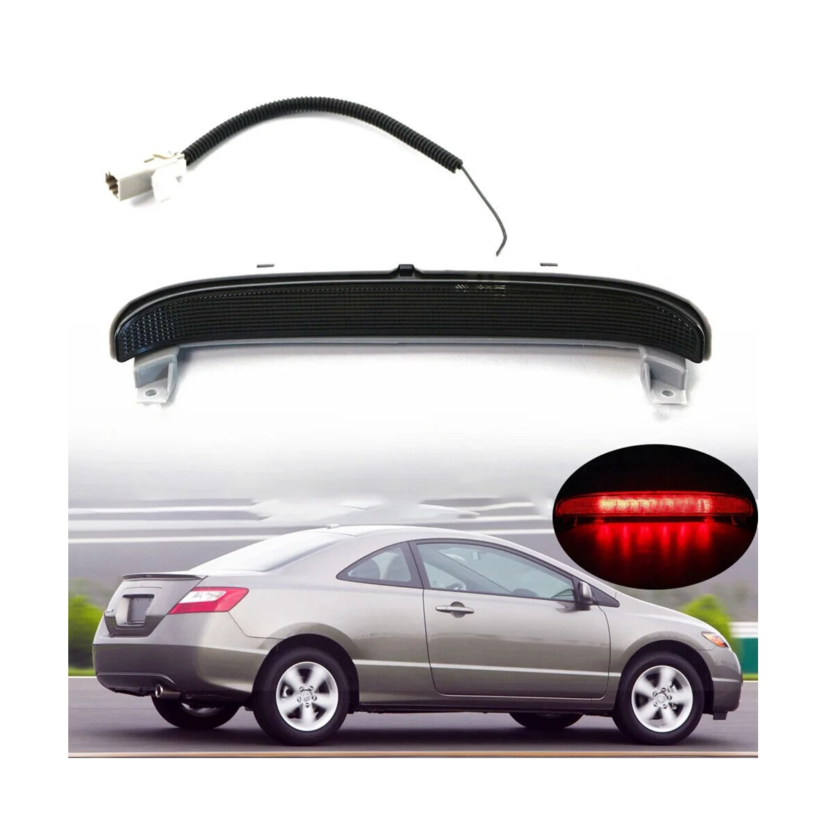 

Автомобильная третья Тормозная лампа с высоким креплением, фотолампа для EX Coupe 2006-2011 32470-SVA-A01 C