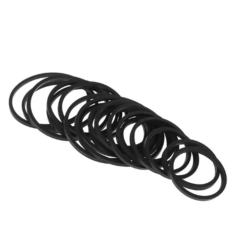 

100PCS 1Mm Tape Recorder Belt Width Mix Cassette Tape Machine Belt Assorted Common Square Rubber Belt