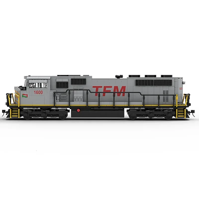 Строительные блоки Moc TFM SD70MAC модель локомотива технология кирпичи сделай сам