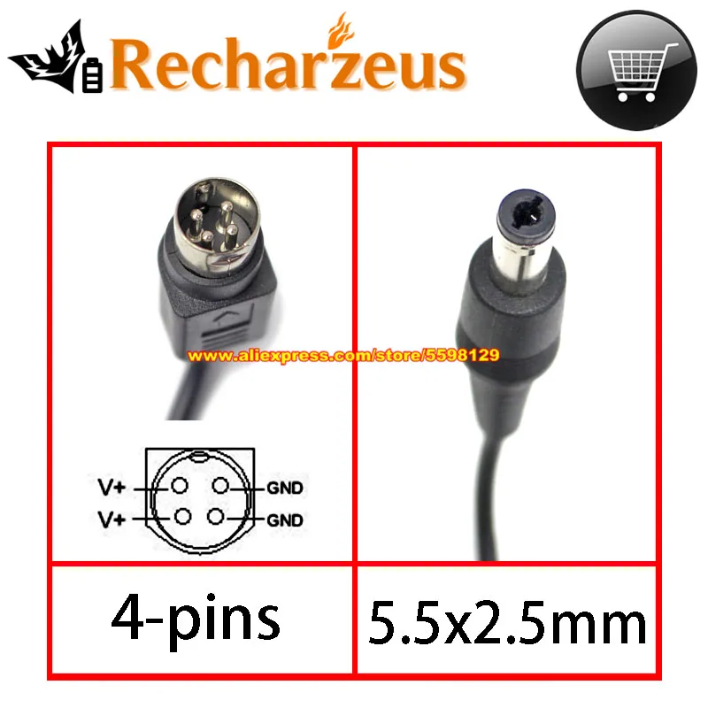 Подлинный адаптер переменного тока для Enertronix 19V 3.42A 65W EXA0703YH зарядное устройство