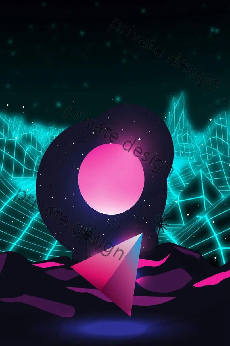 

2 жестяных тарелки в виде пирамиды Vaporwave, декор для комнаты, Ретро винтажный металлический знак, неоновая вывеска, мужская пещера, кафе, паб, д...