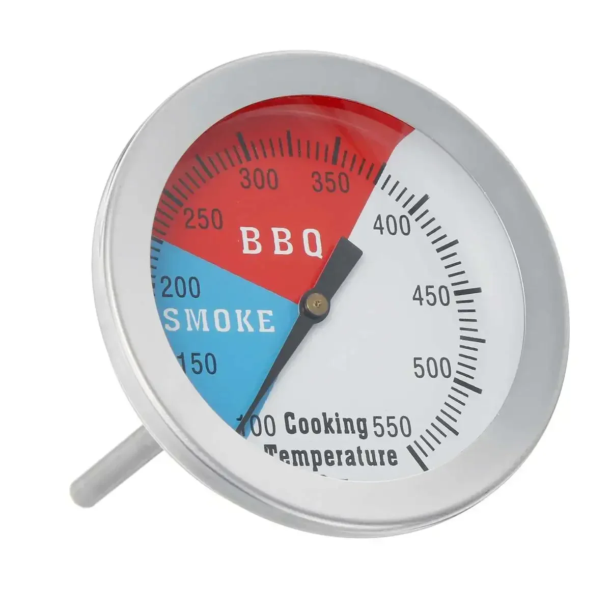 Фото Термометр для копчения и гриля от 0 до 550°C, термометр-манометр для барбекю, термостат для копчения, термометр-манометр для гриля №3