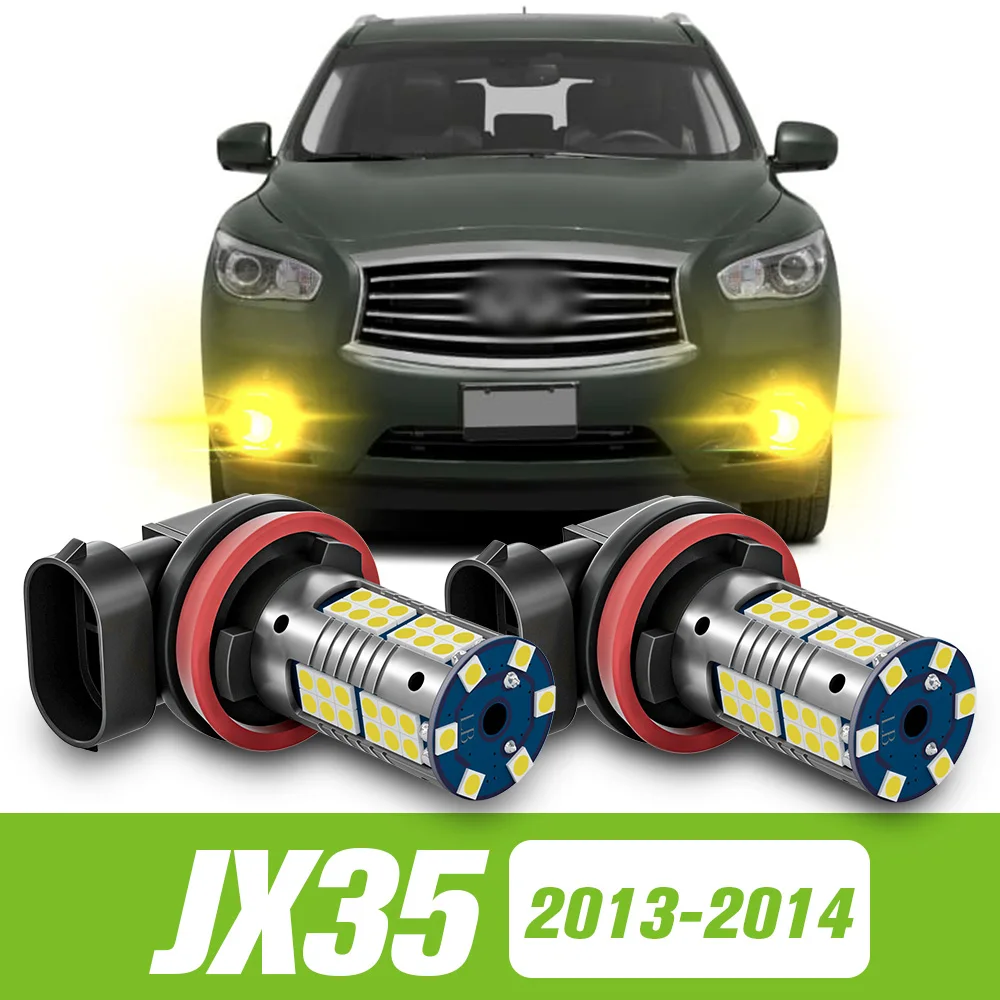 

2pcs For Infiniti JX35 LED Fog Light 2013 2014 Accessories