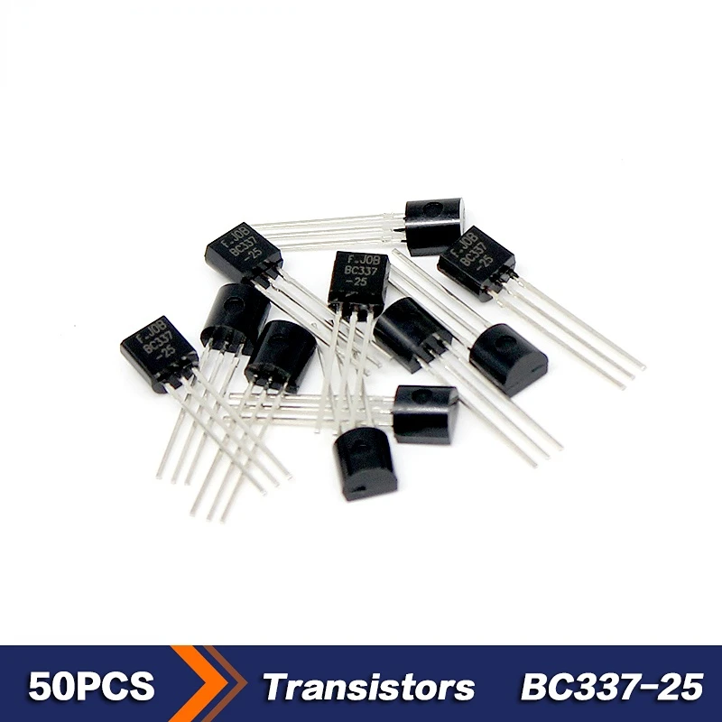 

50pcs/lot BC337-25 BC337 TO-92 NPN Transistors 45V 800MA New and original IC Chip