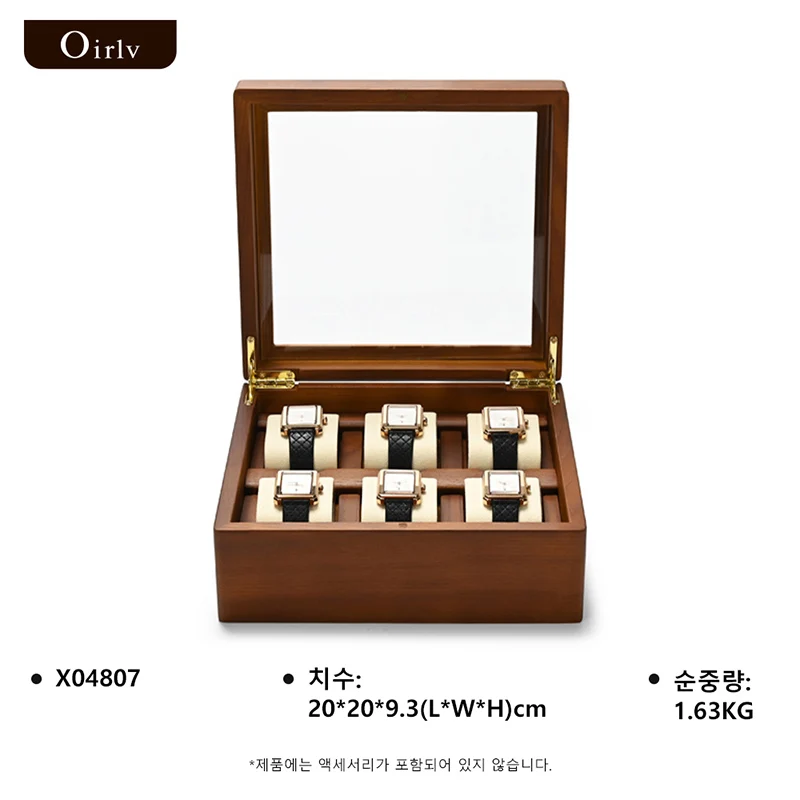 

MISHITU деревянный органайзер для часов