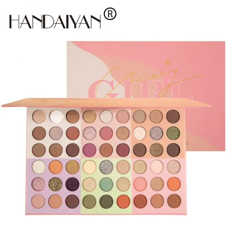 

54 Color Eye Shadow Palette Shimmer Shiny Sequins Glitter Matte Eyeshadow Eyes Makeup Eyes Pigment Exquisite Eyeshadow Palette