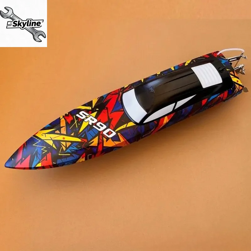 Фото Arrowbolt SR90 EXA79805, скорость 70 км/ч, длина 90 см, бесщеточный мотор, радиоуправляемая лодка ARTR, 2.4 ГГц, игрушка 798-5 №1