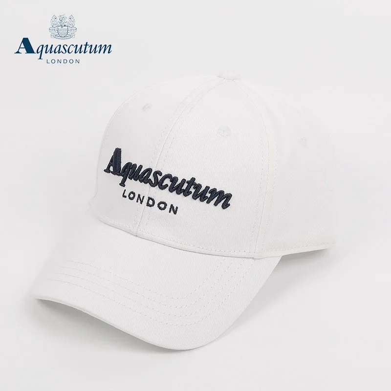 

Aquascutum men's and women's new Korean baseball cap leisure sports couple's wide brim hat fashion