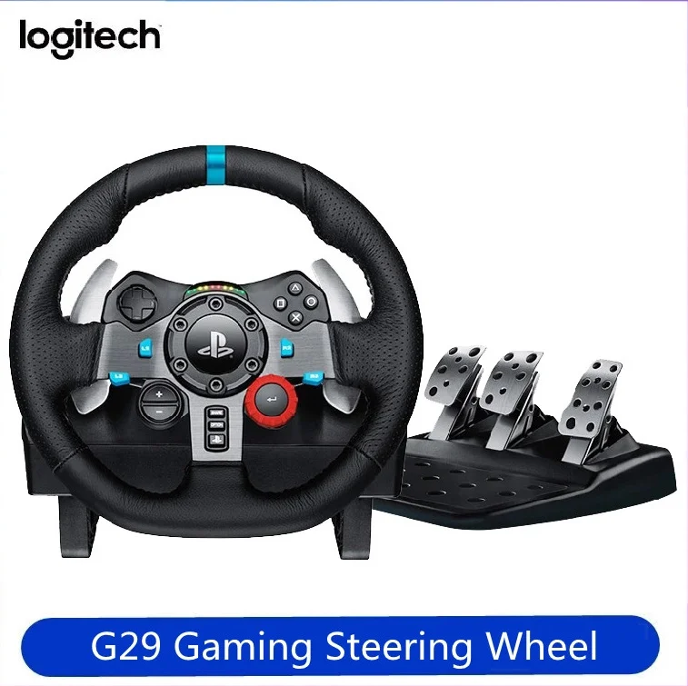 Logitech G29 Driving Force Game Steering Wheel Simulates Driiving Pedal Racing With PC / PS4 Feedback Handbrake Gear Lever | Компьютеры и