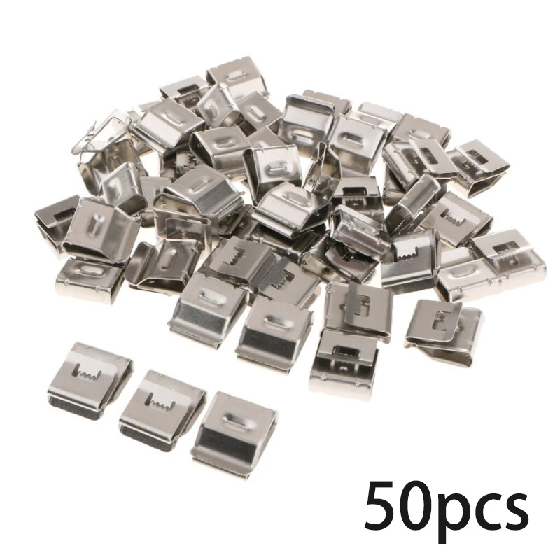 

Wire Fastener Clip PV Solar mounting Stainless Steel Wires Cable Clamps Electrical Management Convenient Durable