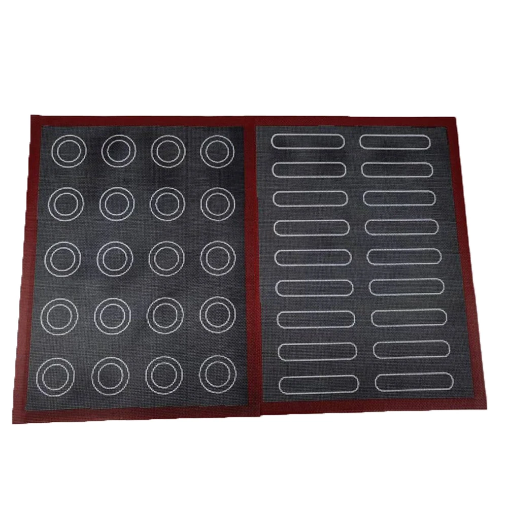 

Silicone Baking Mat Non-Stick Oven Sheet Liner Pad Cookie Pad Rolling Dough Mat High Temperature Resistant Bakeware Liner