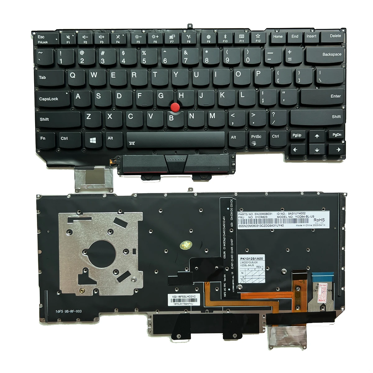Новинка для Lenovo ThinkPad X1 Carbon Gen 5th 6th 2017 2018 американская клавиатура с английской