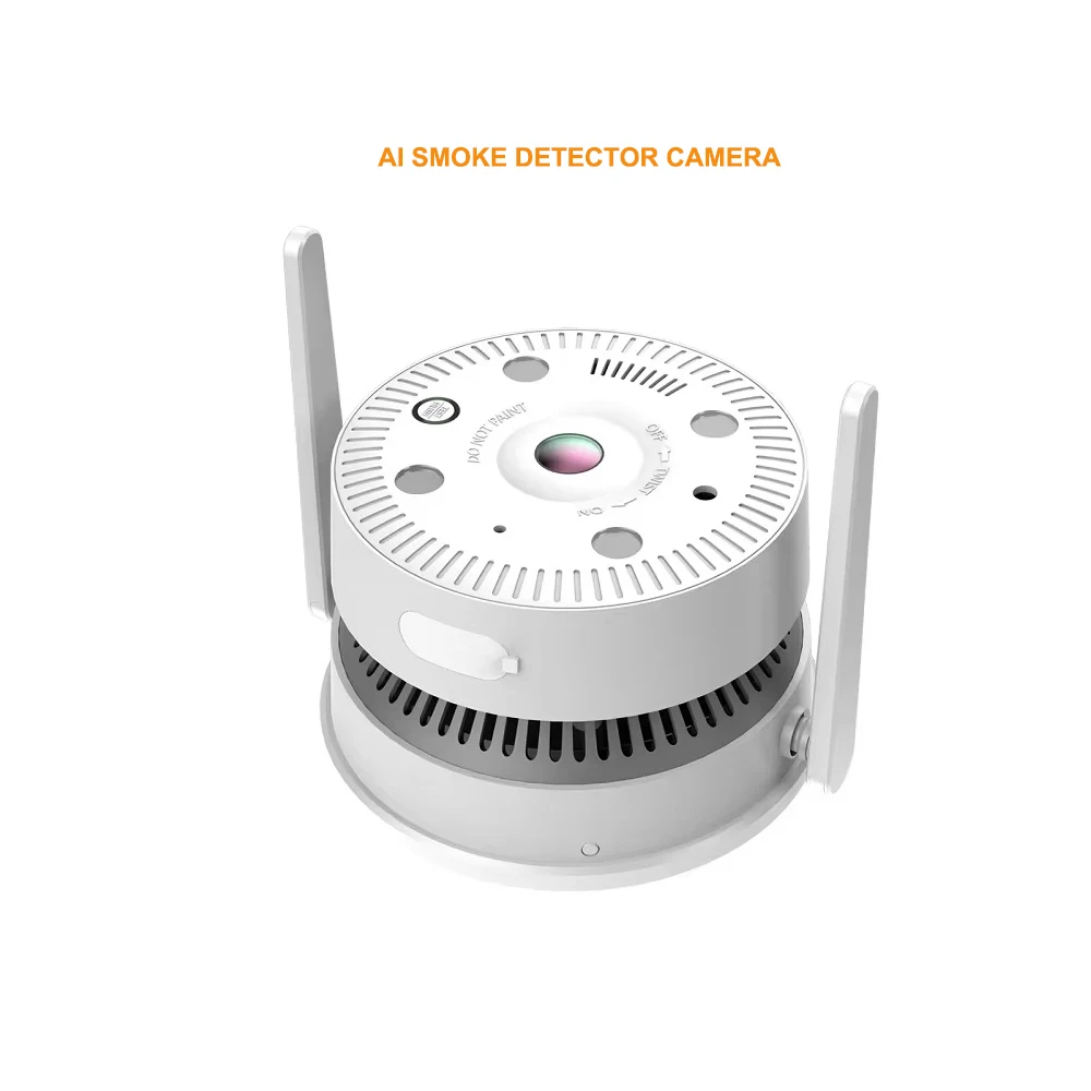 Фото Цветная ночная IP-камера 4 МП с Wi-Fi/4G и проводным подключением POE, Icsee, с ИИ-детектором огня и дыма для склада №1