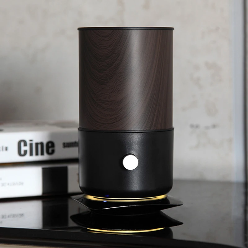 

Waterless Aroma Diffuser Wood Glass Aromatherapy Air Fragrance Electric Essential Oil Diffuser Nebulizer For Home Scent Machine