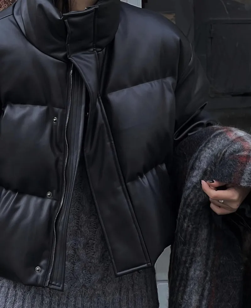 Женская винтажная повседневная модная мотоциклетная парка в стиле хип-хоп