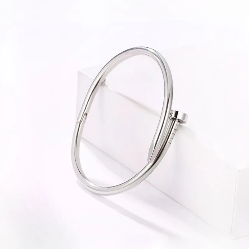 Модные нишевые браслеты UILZ из титановой стали 316L для мужчин и женщин матовый