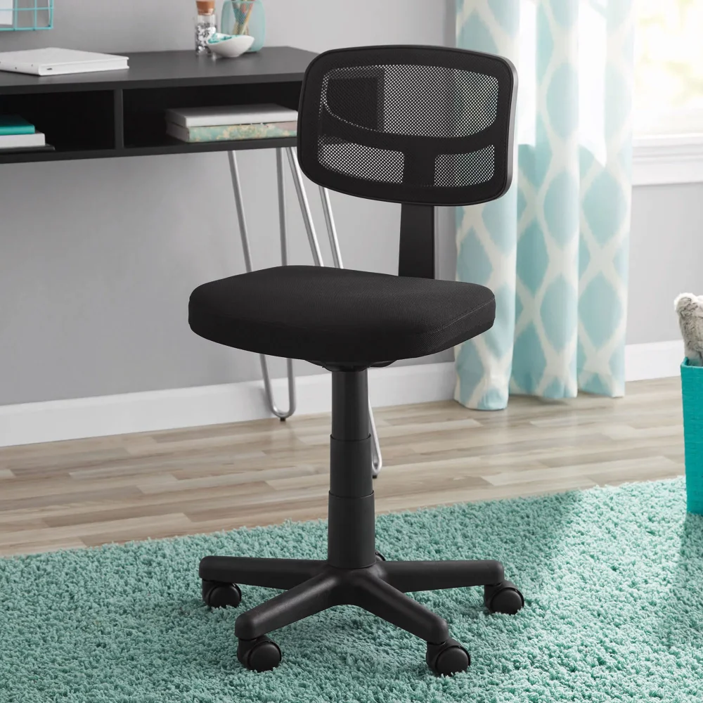 With Plush Padded Seat Furniture  Office  Computer Chair, Multiple Colors