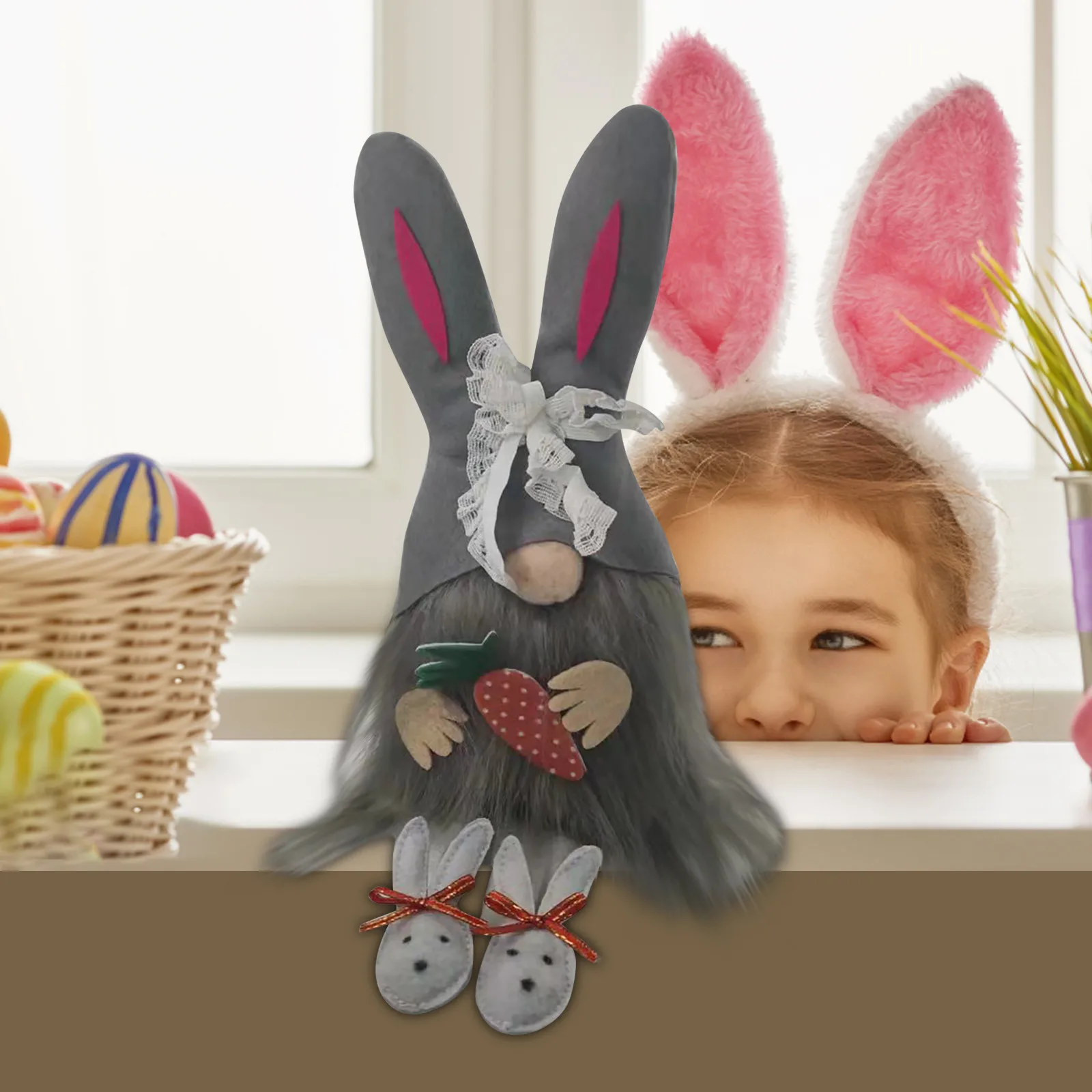 

Настольное украшение для стола, украшение для гостиной в пасхальную спальню, настольное украшение