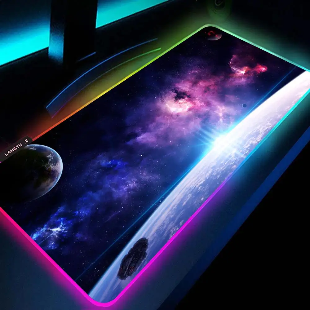 Большой игровой коврик для мыши RGB