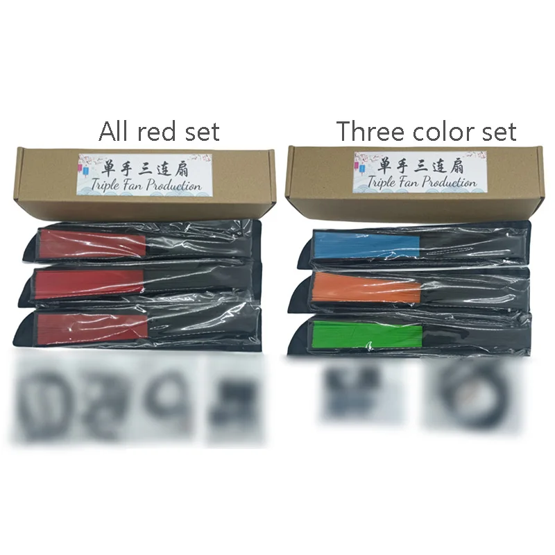 Тройное производство фанатов волшебные трюки появляются фанаты появляющиеся