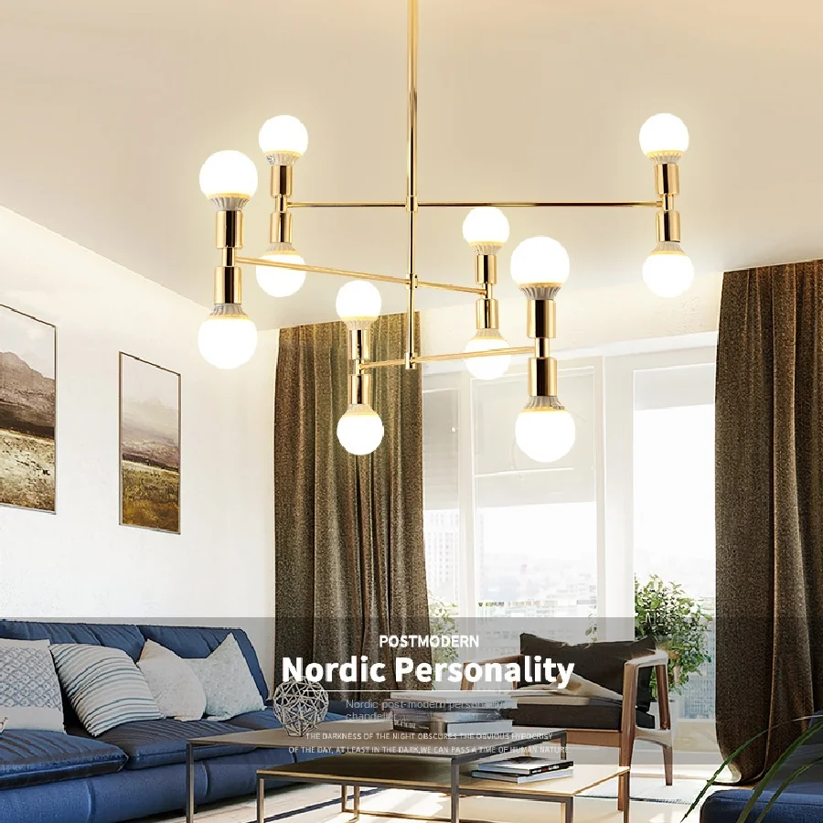 

Living Room Pendant Lamp Modern Luxury Coffee Shop Creative Personality Simple Dining Room Bedroom Lamp Art Modeling Lighting